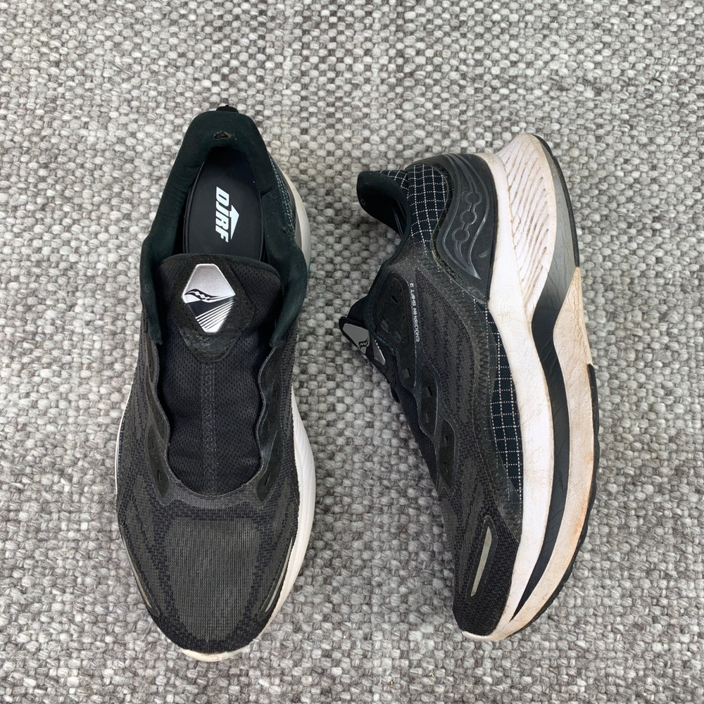 Saucony Endorphin Shift 2 Running Shoes Mens Black White Green PWRRUN S20689-10